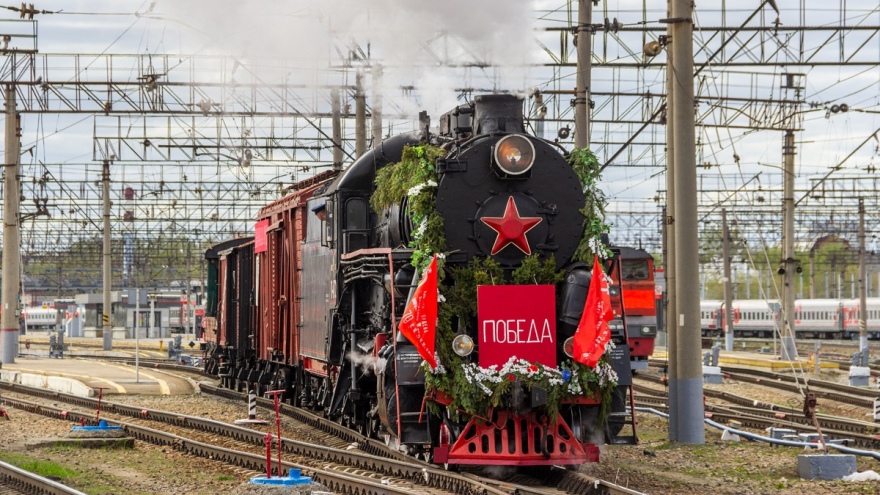 22 мая в Нижневартовск прибудет ретропоезд «Эшелон Победы»